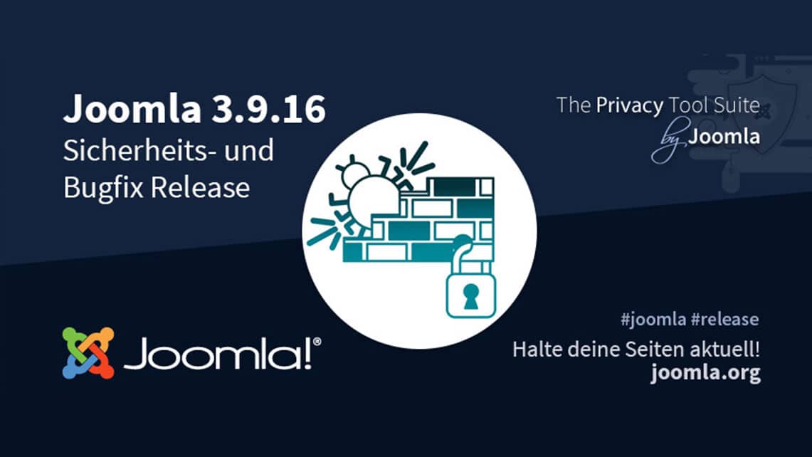 Joomla! 3.9.16 Bugfix & Security Release