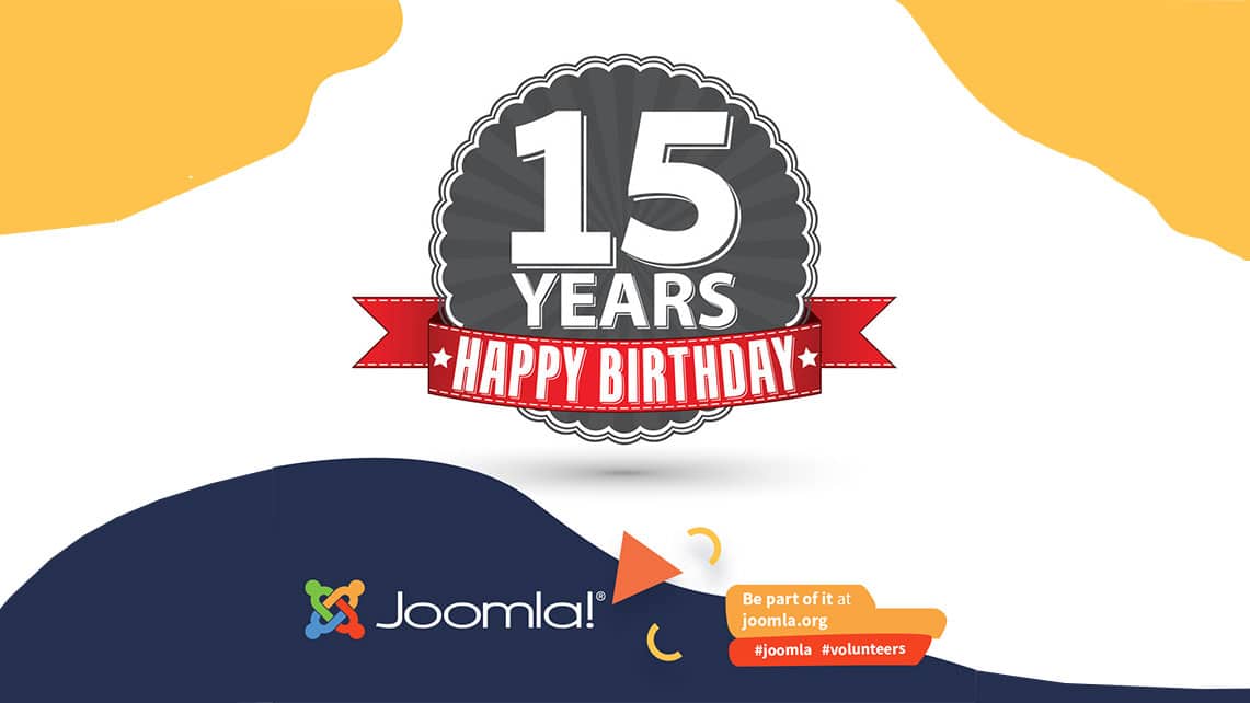 Joomla wird 15 Jahre alt