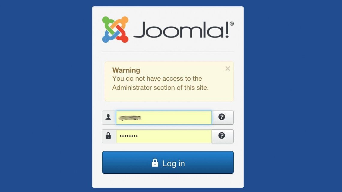 Joomla Administrator Passwort vergessen