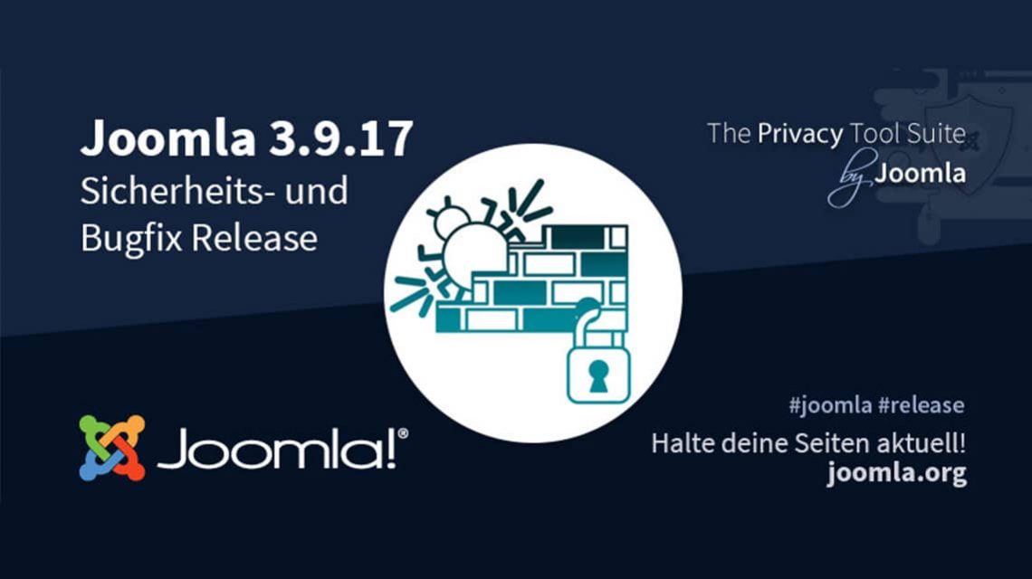 joomla 3.9.17 security und bugfix release